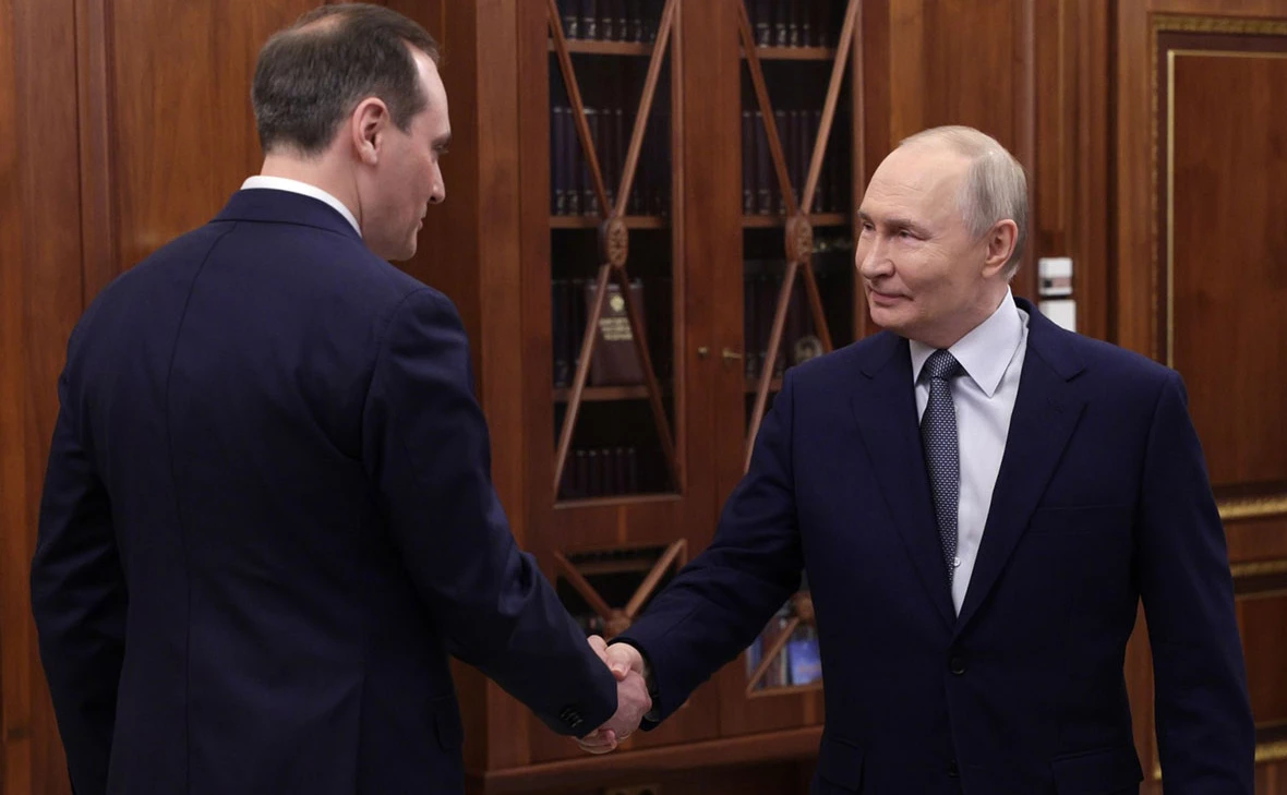 Здунов и Путин. Фото с официальной страницы правительства РМ.